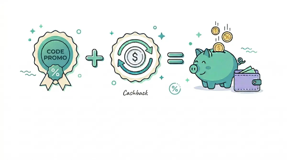 Cumuler cashback et code promo pour doubler ses économies
