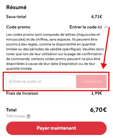 Tutoriel code promo AliExpress