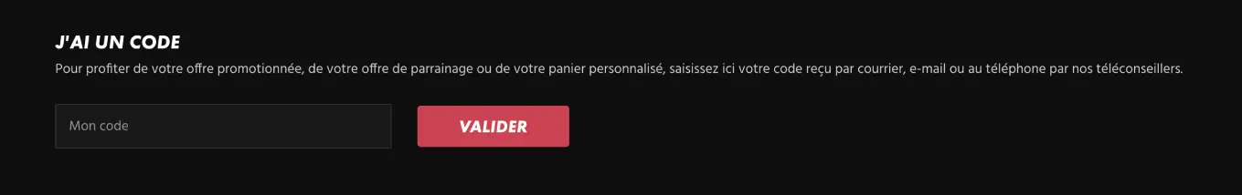 Tutoriel code promo CANAL+